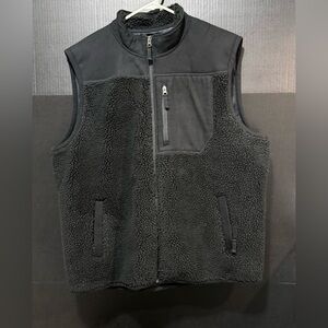 🧿Duluth Trading Co. Black Burly Sherpa Vest